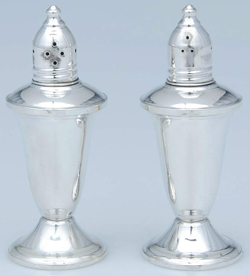 Sterling Hollowware Weighted Salt and Pepper Set by Duchin Creations-1