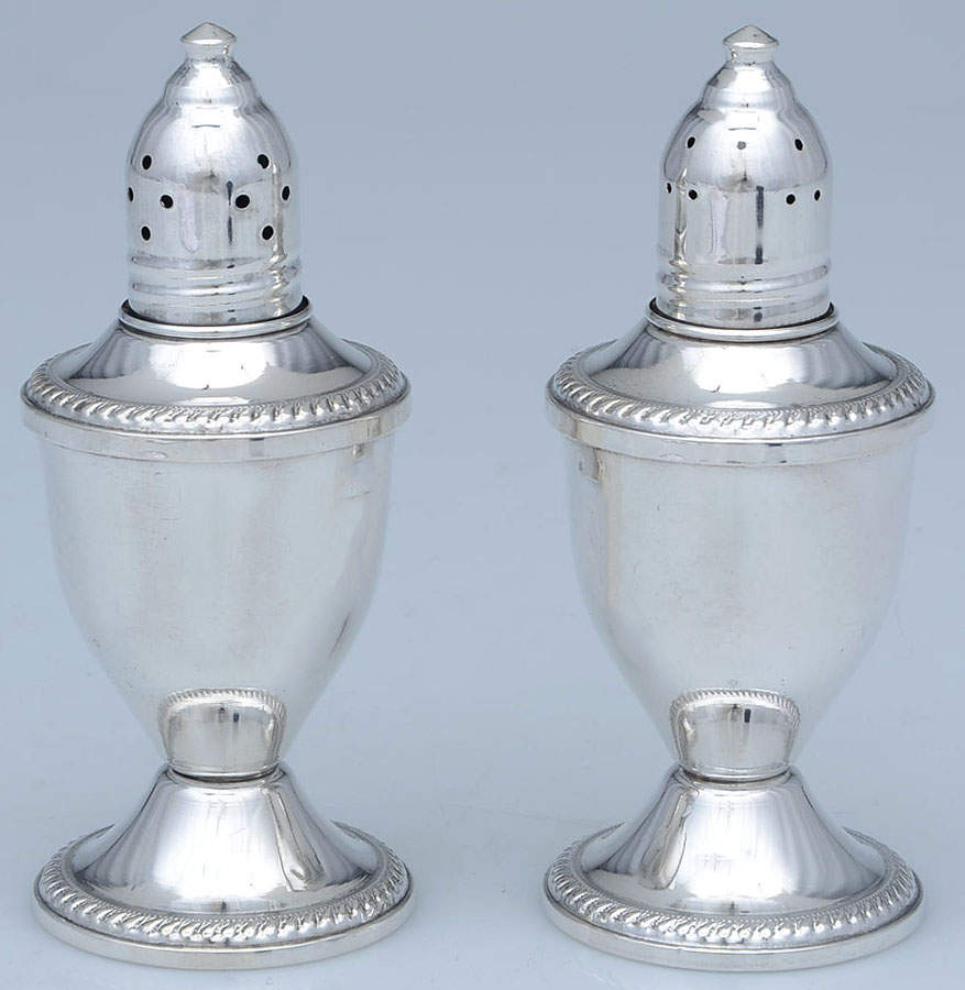 Sterling Hollowware Weighted Salt and Pepper Set by Duchin Creations-1