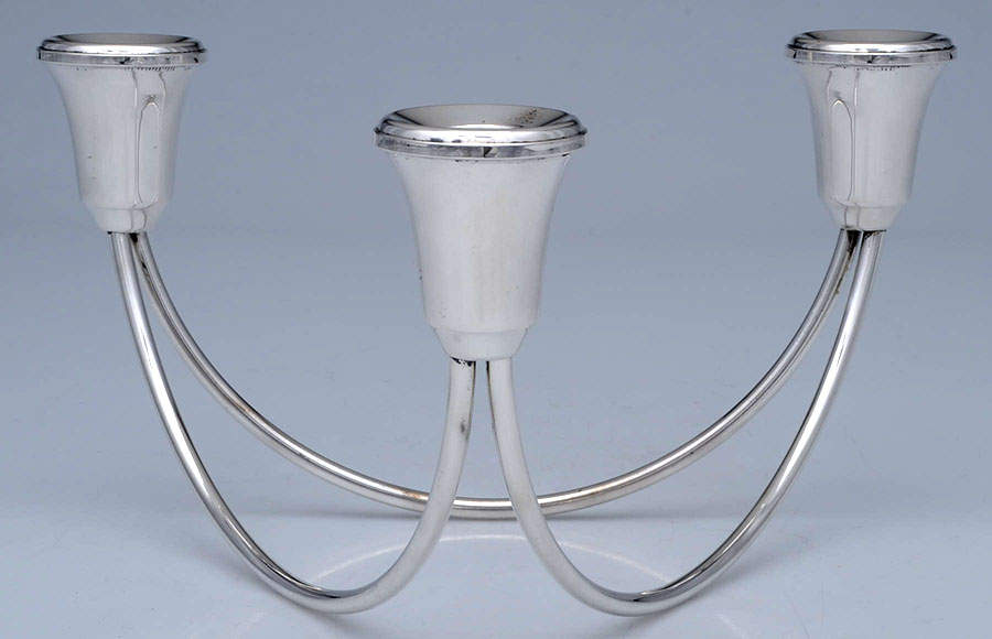 Sterling Hollowware Weighted Candleholder (Holds 3 Candles) by Duchin Creations-1