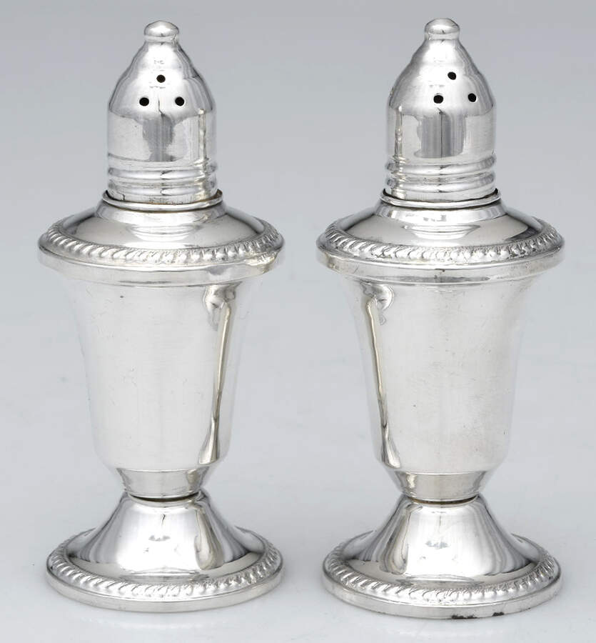 Sterling Hollowware Salt & Pepper Set by Duchin Creations-1