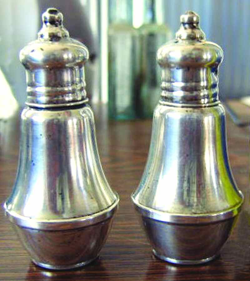 Sterling Hollowware Salt and Pepper Set by Duchin Creations-1