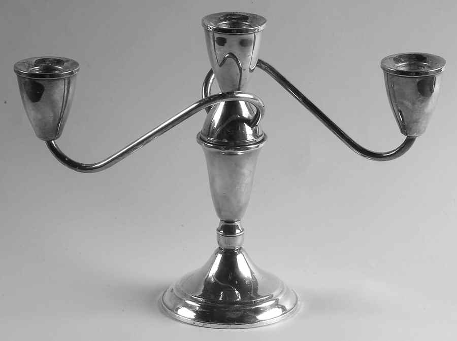 Sterling Hollowware Small 3 Light Candelabra by Duchin Creations-1