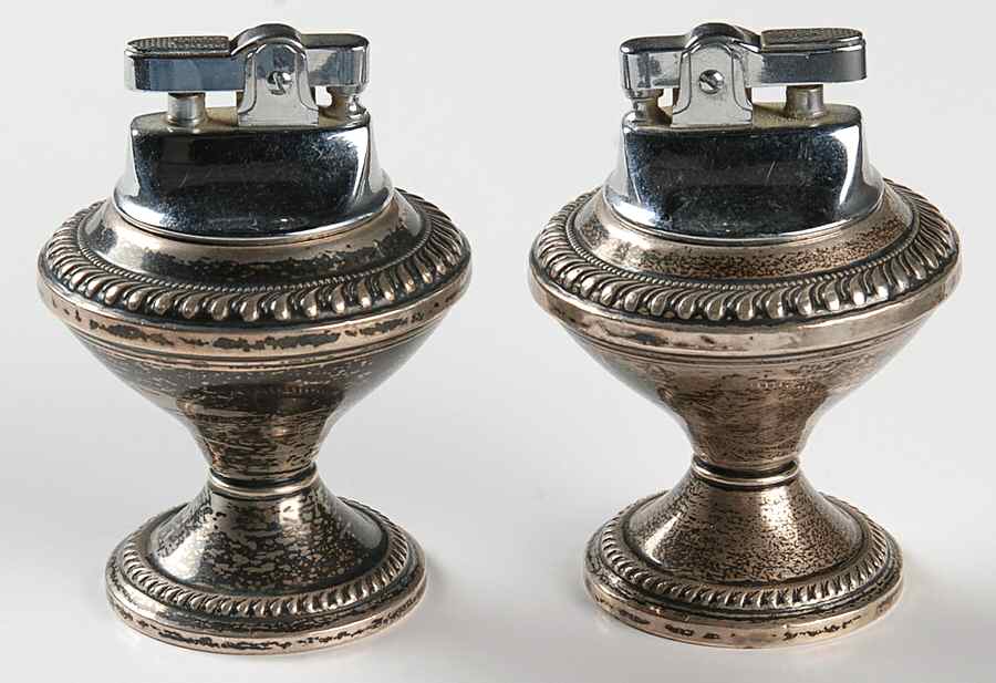 Sterling Hollowware Pair of Weighted Table Lighters by Duchin Creations-1