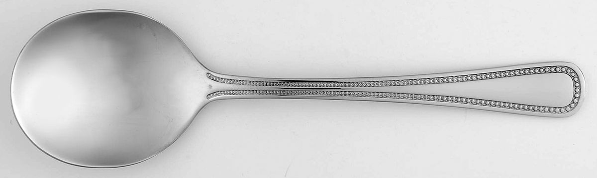 Belmore (Stainless) Round Bowl Soup Spoon (Cream Soup) by Delco-1