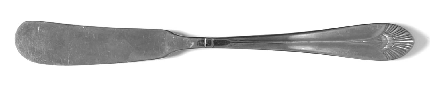 DEO7 (STAINLESS) Flat Handle Butter Spreader by Delco-1