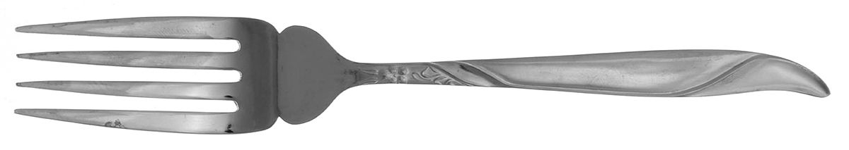 DIX5 (STAINLESS) Medium Solid Cold Meat Serving Fork by Dixon Steel Smith-1