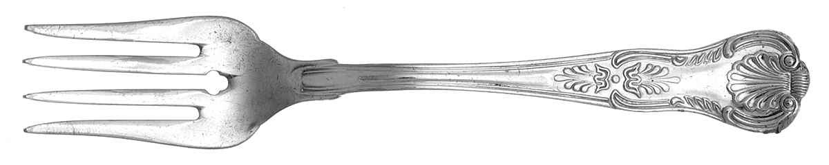 Kings (Silverplate) Individual Salad Fork by DJ (Flatware)-1