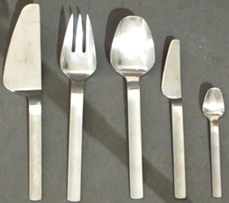 Cadiz (Stainless) Solid Serving Spoon by Dalia-1