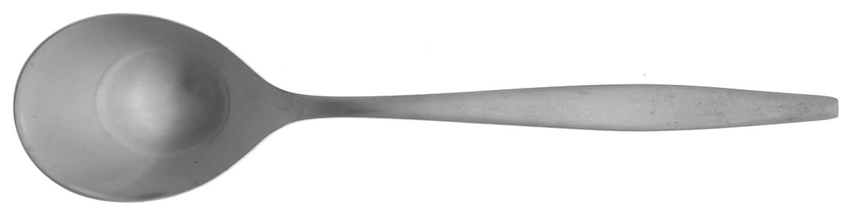 Braque (Stainless) Oval Place Soup Spoon by Dalia-1