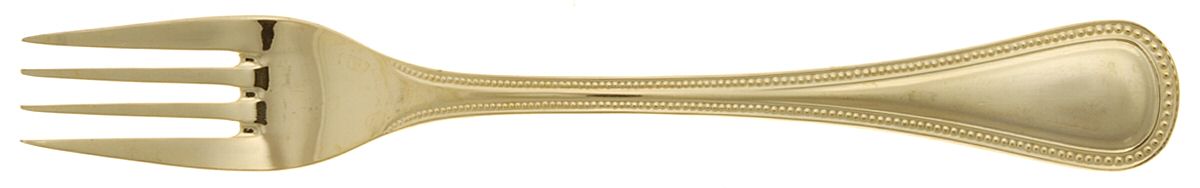 Golden Pearls (Gold Electroplate) Fork by Dalia-1