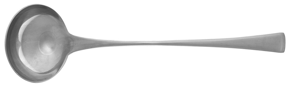 Guernica (Stainless, Satin) Solid Soup Ladle by Dalia-1
