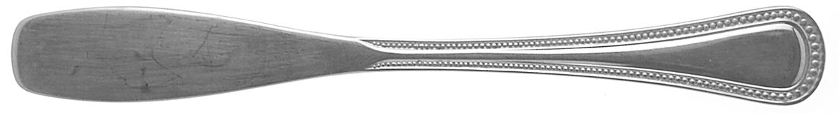 Pearls (Stainless) Flat Handle Butter Spreader by Dalia-1