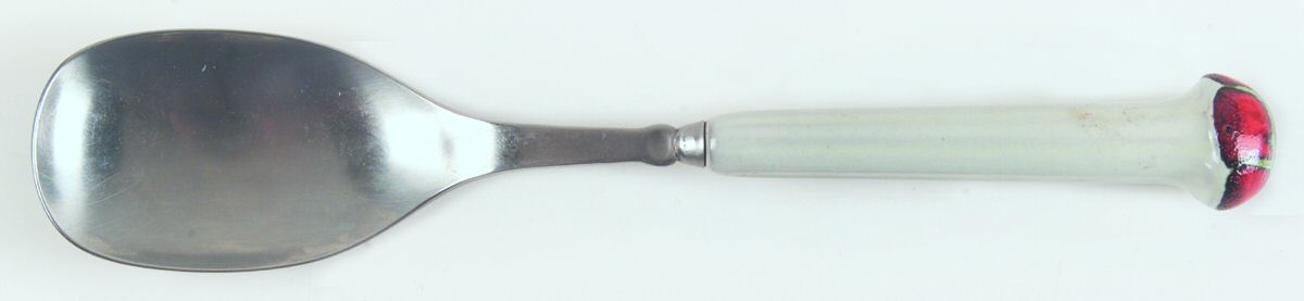 Regency-Jewel White (Stainless) Solid Serving Spoon by Denby-1