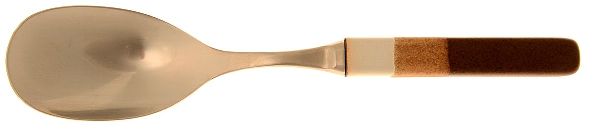 Touchstone-Agate (Stainless) Solid Serving Spoon by Denby-1