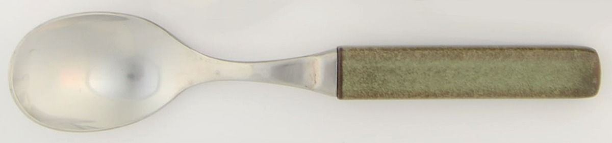 Touchstone-Onyx (Stainless) Dessert/Oval Soup Spoon by Denby-1