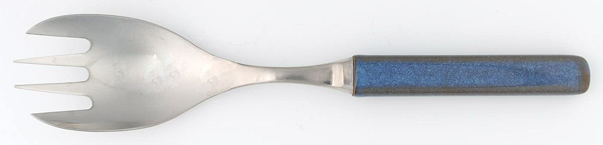 Touchstone-Sapphire Solid Serving Fork by Denby-1