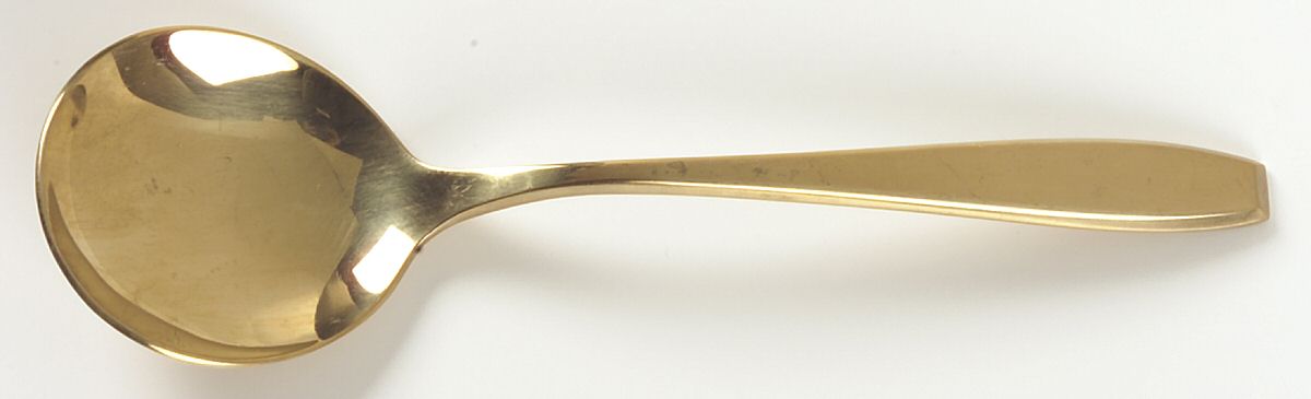 Golden Autumn Symphony (Goldware) Round Bowl Soup Spoon (Cream Soup) by Dorling-1