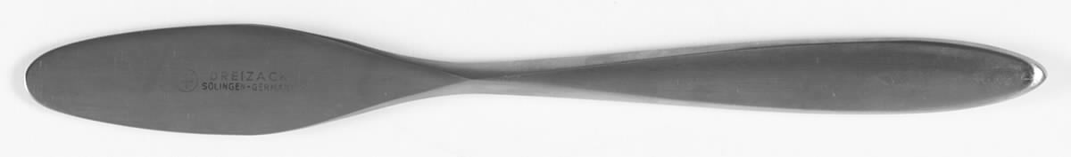 Pamir (Stainless) Flat Handle Butter Spreader by Wusthof-Dreizack-1