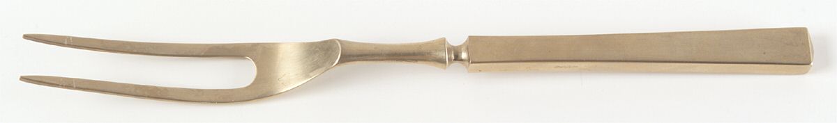 Empress (Dirigold) Goldware Small Steak Carving Fork with Stainless Prongs by Dirilyte-Dirigold-1