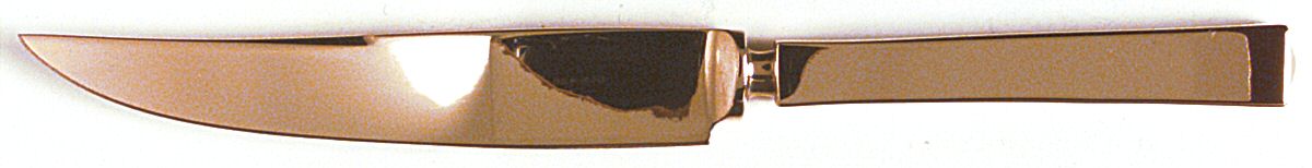 Empress (Dirigold) Goldware Steak Knife Individual Solid No Serrate HC by Dirilyte-Dirigold-1