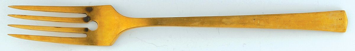 Empress (Dirigold) Goldware Dessert Fork by Dirilyte-Dirigold-1
