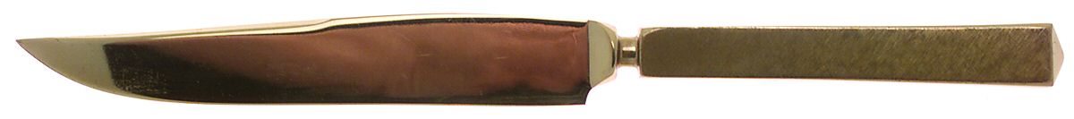 Florentina-Dirilyte (Dirigold) Goldware Small Steak Carving Knife with Stainless Blade by Dirilyte-Dirigold-1