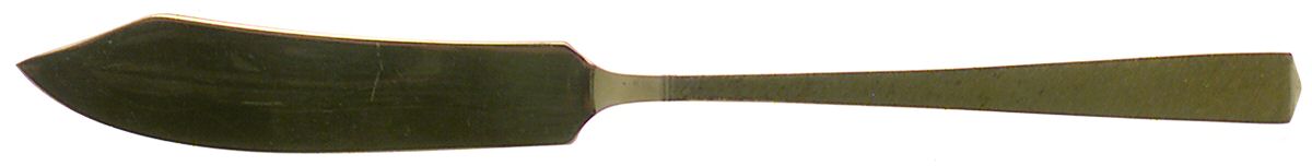 Florentina-Dirilyte (Dirigold) Goldware Flat Handle Master Butter Knife by Dirilyte-Dirigold-1