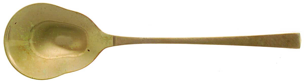 Florentina-Dirilyte (Dirigold) Goldware Solid Smooth Casserole Spoon by Dirilyte-Dirigold-1