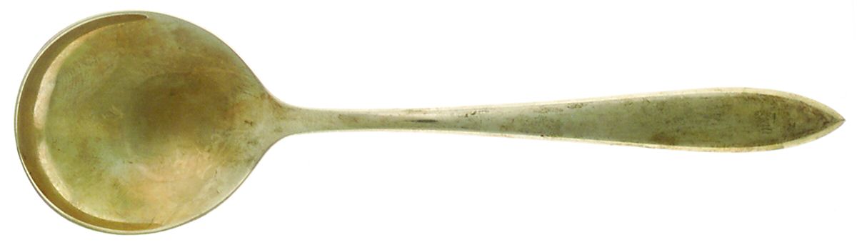 Regal (Dirilyte, Possible Clover Backstamp) Round Bowl Soup Spoon (Gumbo) by Dirilyte-Dirigold-1