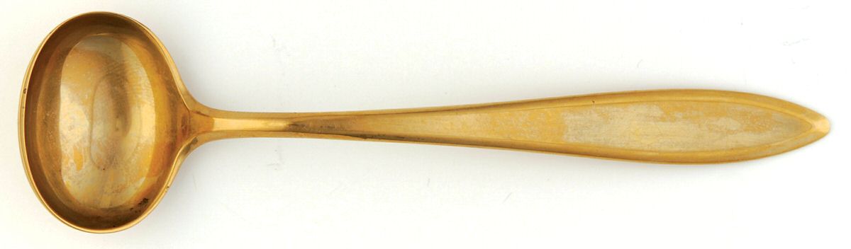Regal (Dirilyte, Possible Clover Backstamp) Solid Piece Cream Ladle by Dirilyte-Dirigold-1
