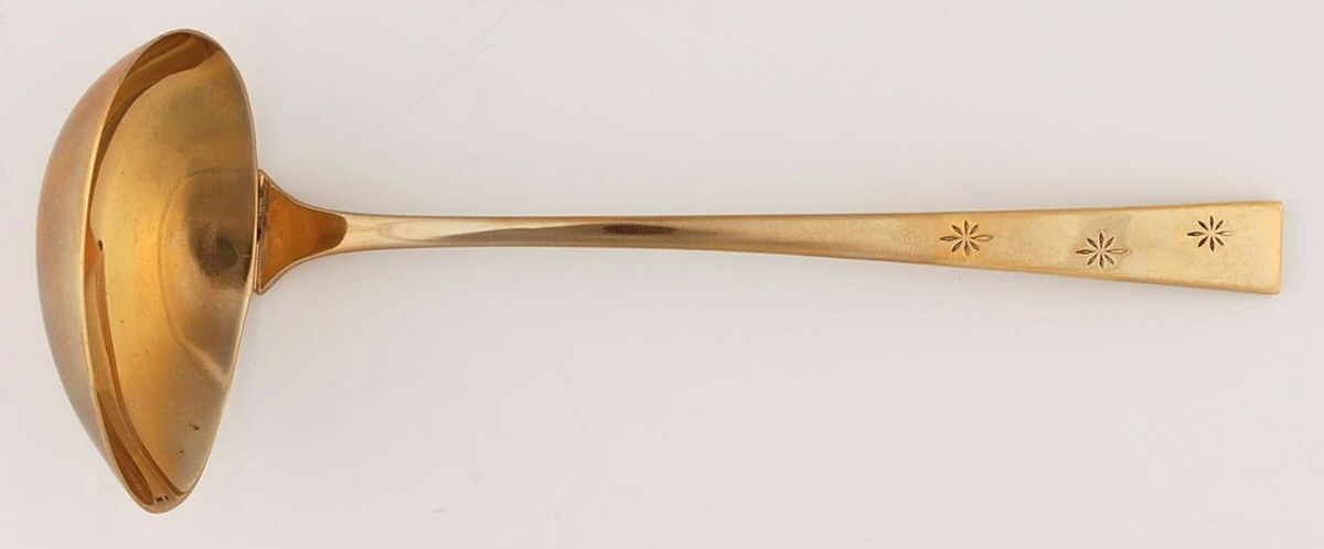 Tropical Star (Dirigold) Goldware Solid Gravy Ladle by Dirilyte-Dirigold-1