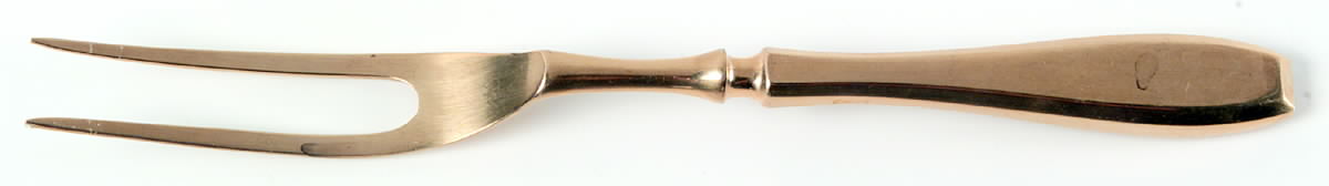 Tuscany (Dirigold) Goldware Small Steak Carving Fork with Stainless Prongs by Dirilyte-Dirigold-1