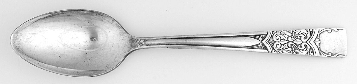Inauguration (Silverplate, Scrolls, 1948) Tablespoon (Serving Spoon) by Diamond Silver Co-1