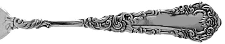Yale I (Silverplate, 1894, Monograms) Fork by International Silver-1