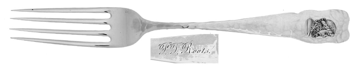 Medallion (Sterling, 1885) Fork by Duhme Co-1