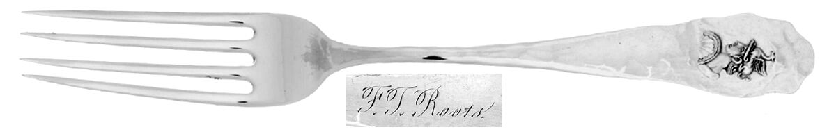 Medallion (Sterling, 1885) Fork by Duhme Co-1