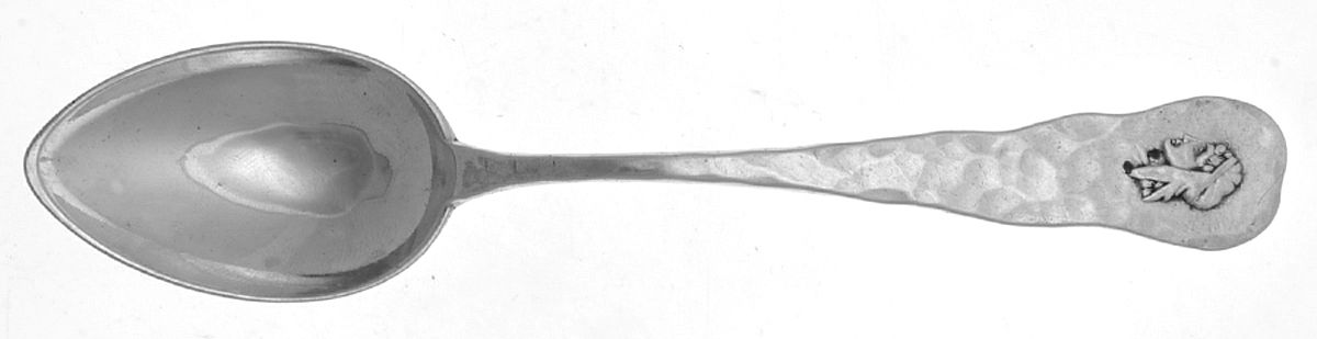 Medallion (Sterling, 1885) Teaspoon by Duhme Co-1