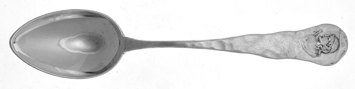 Medallion (Sterling, 1885) Teaspoon by Duhme Co-1