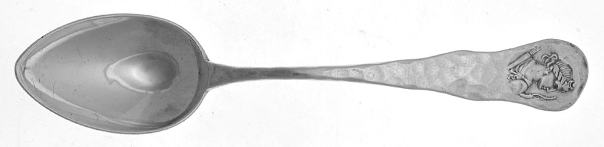 Medallion (Sterling, 1885) Teaspoon by Duhme Co-1