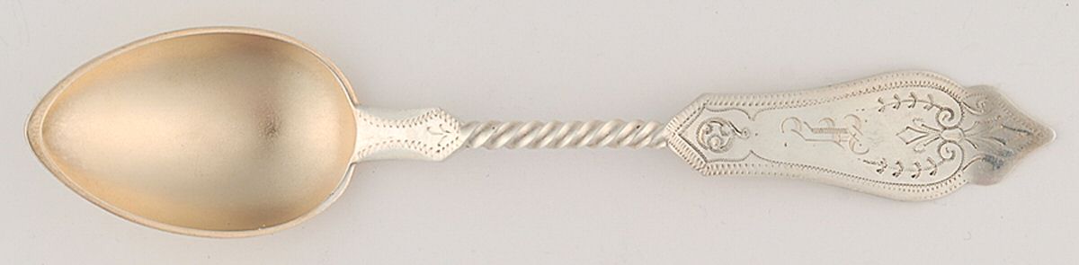 No 1 (Sterling, 1869) Demitasse Spoon by Duhme Co-1