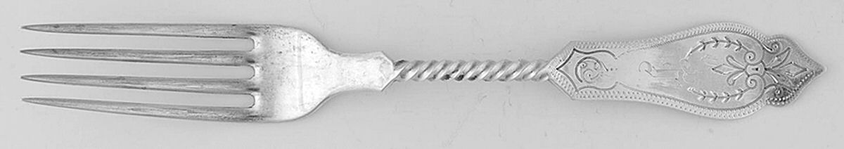 No 1 (Sterling, 1869) Fork by Duhme Co-1