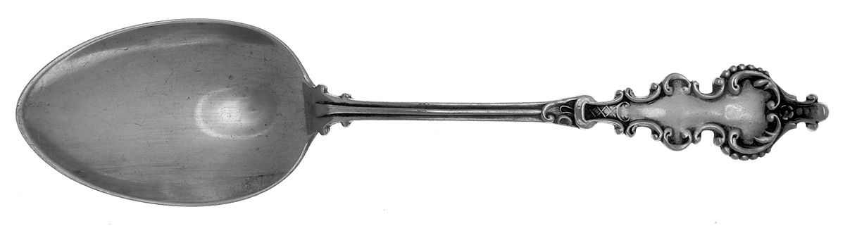 No 2 (Sterling, 1885) Dessert/Oval Soup Spoon by Duhme Co-1