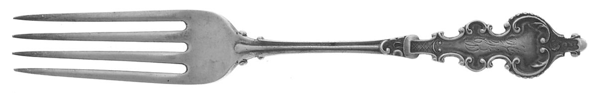 No 2 (Sterling, 1885) Monogram Fork by Duhme Co-1