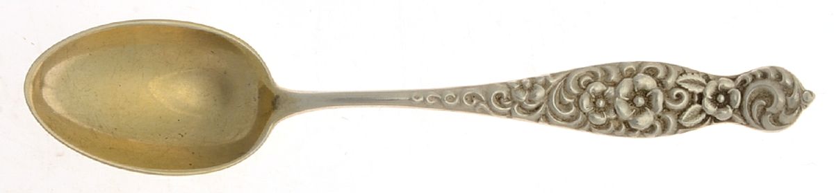 No 3 (Sterling, 1885) Demitasse Spoon by Duhme Co-1