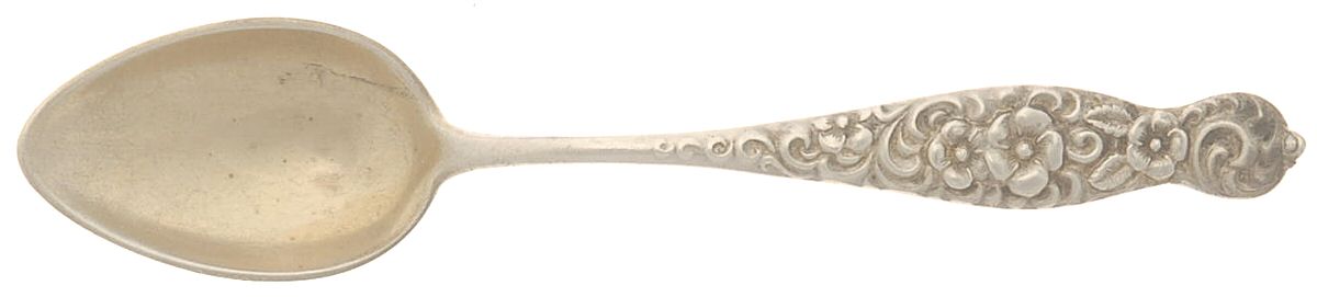 No 3 (Sterling, 1885) Demitasse Spoon by Duhme Co-1