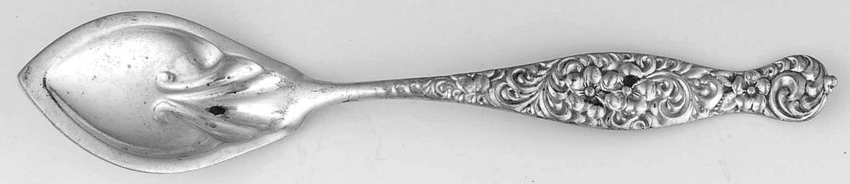 No 3 (Sterling, 1885) Fruit/Orange Spoon by Duhme Co-1