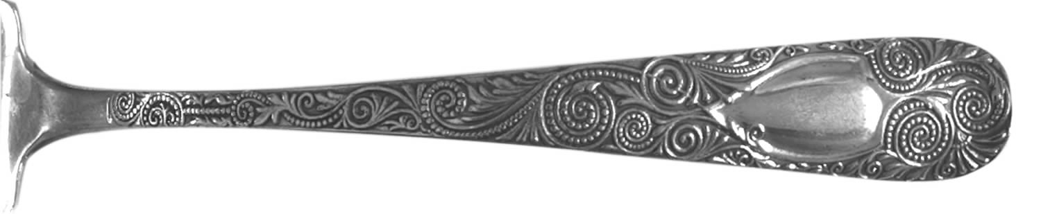 No 4 (Sterling, 1890) Solid Gravy Ladle by Duhme Co-1