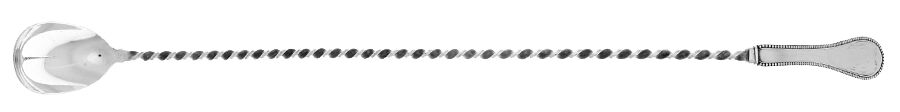Bead (Sterling, 1893) Large Solid Claret Spoon with Twisted Handle by Durgin-1