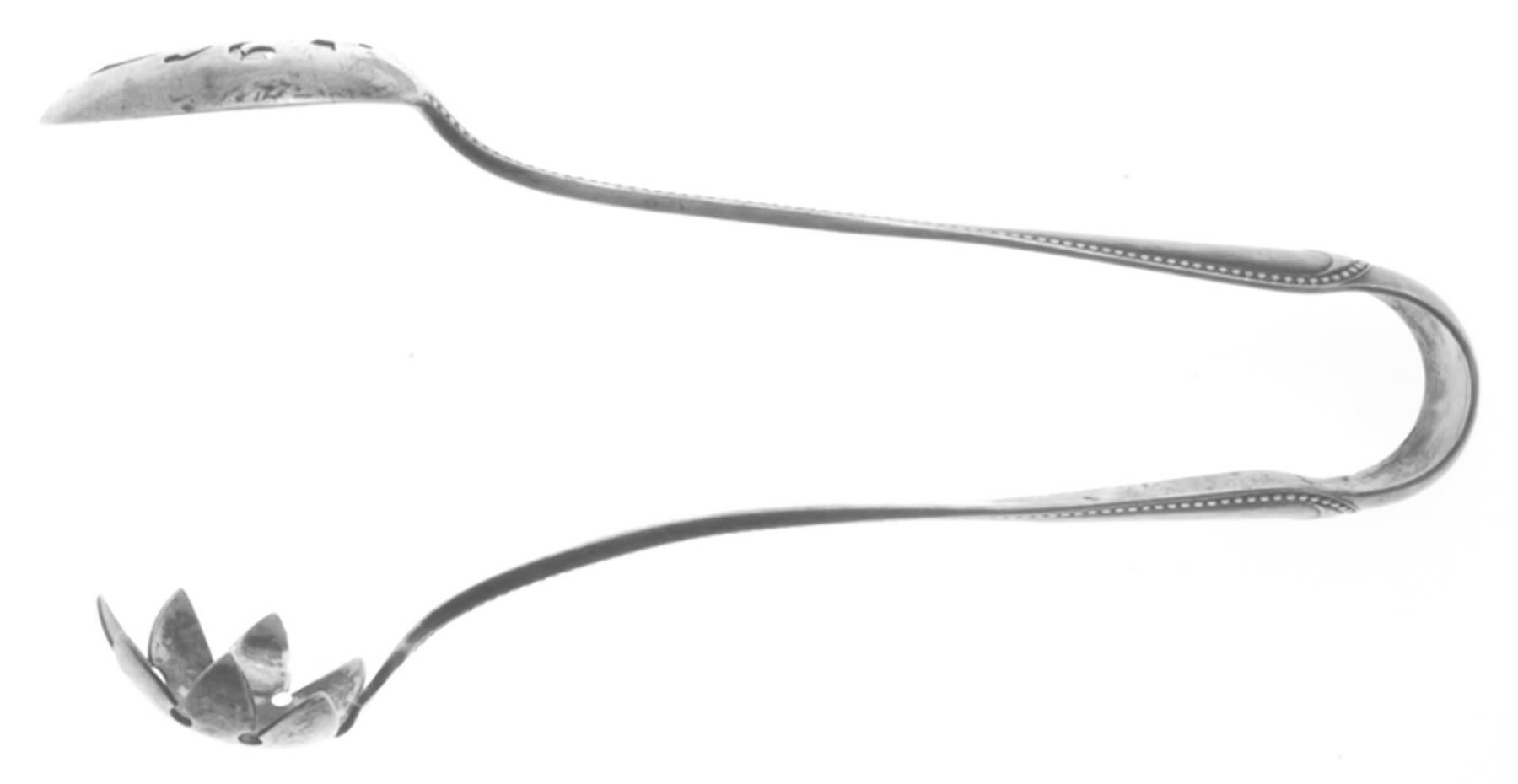 Bead (Sterling, 1893) Large Ice Serving Tongs by Durgin-1