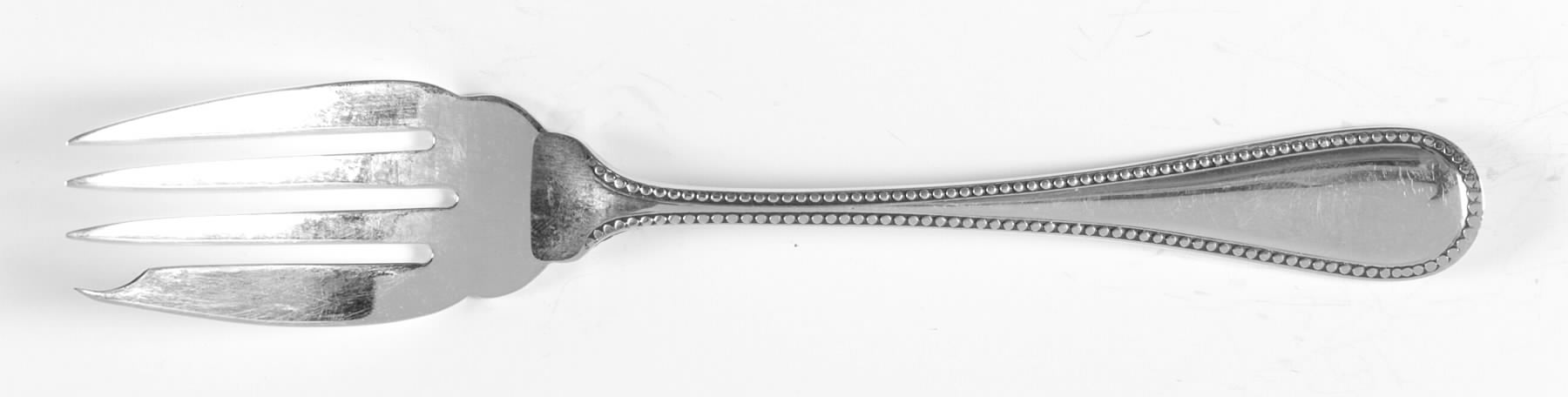 Bead (Sterling, 1893) Small Individual Solid Fish/Salad Fork by Durgin-1